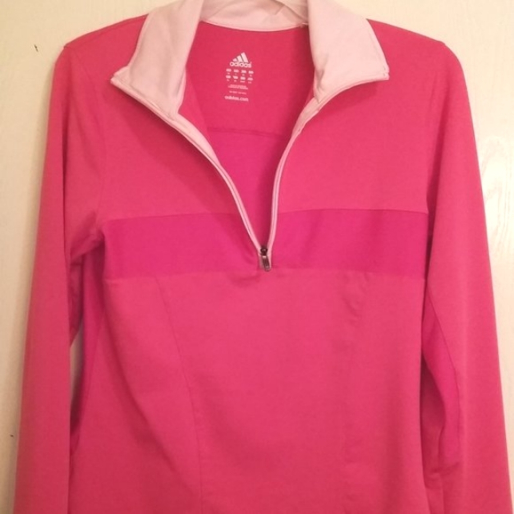 ADIDAS  Pink Zipper Up  Athletic/ Track Top